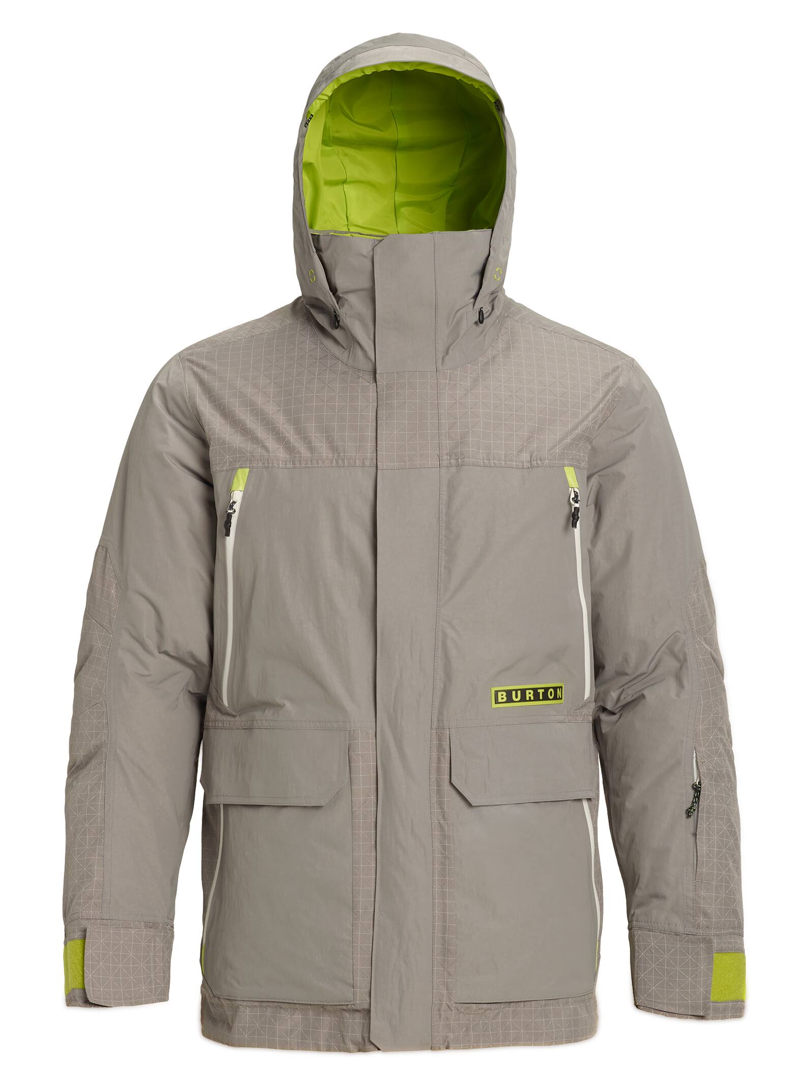 Burton - Veste en duvet Frostner Homme, Sterling / Sterling Ripstop, L