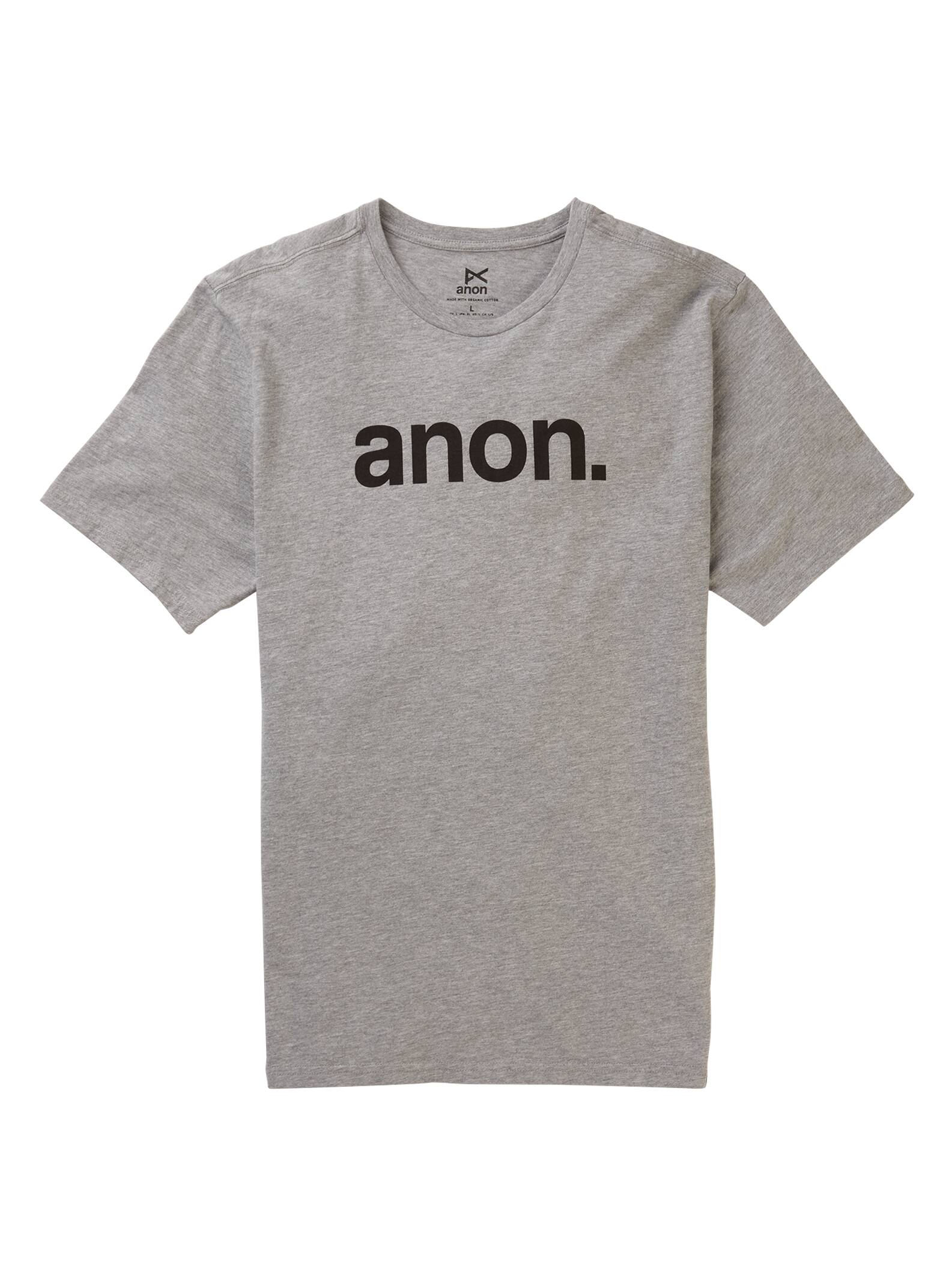 Anon - T-shirt à manches courtes, Gray Heather, L