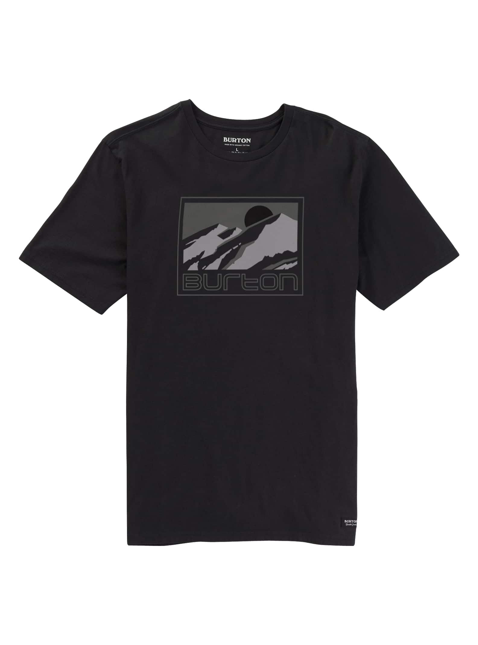 Burton - T-shirt à manches courtes Sled Runner homme, True Black, M