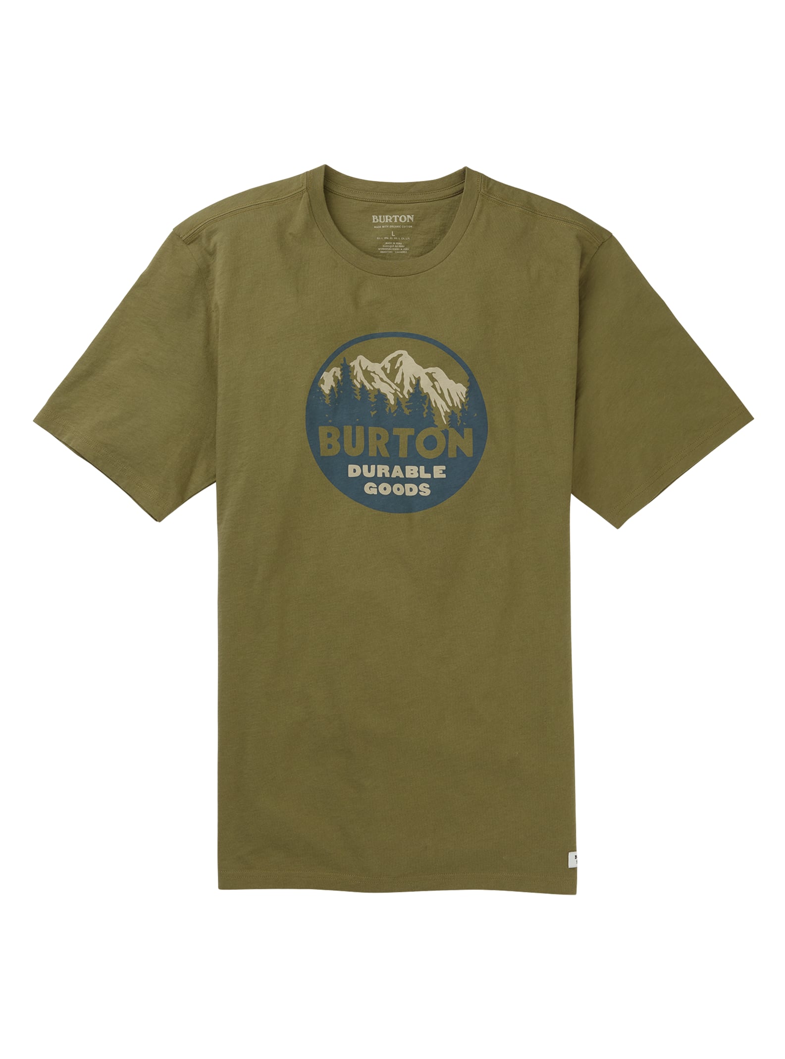 Burton - T-shirt à manches courtes Taproot homme, Martini Olive, XS