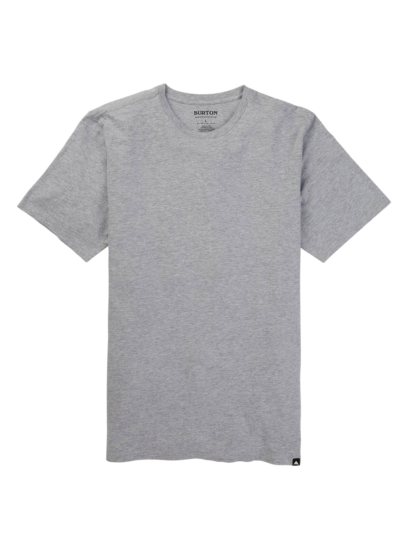 Burton - T-shirt à manches courtes Classic homme, Gray Heather, L