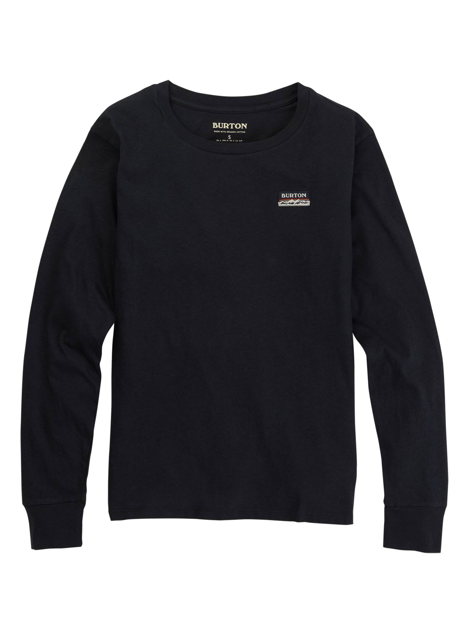 Burton - T-shirt à manches longues Classic femme, True Black, S