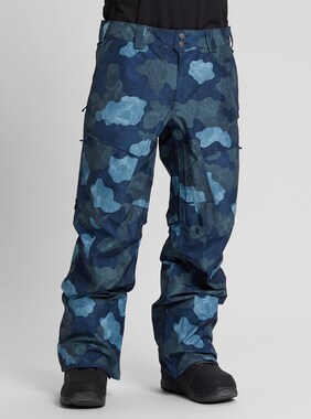Men's Burton [ak] GORE‑TEX Swash Pant shown in Dress Blue Telo Camo