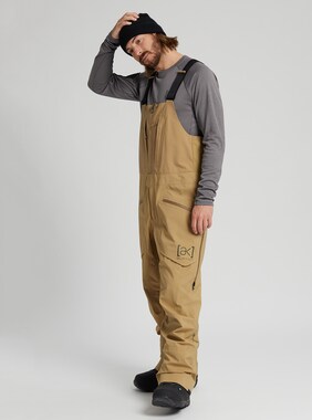Men's Burton [ak] GORE‑TEX 3L Freebird Stretch Bib Pant shown in Kelp