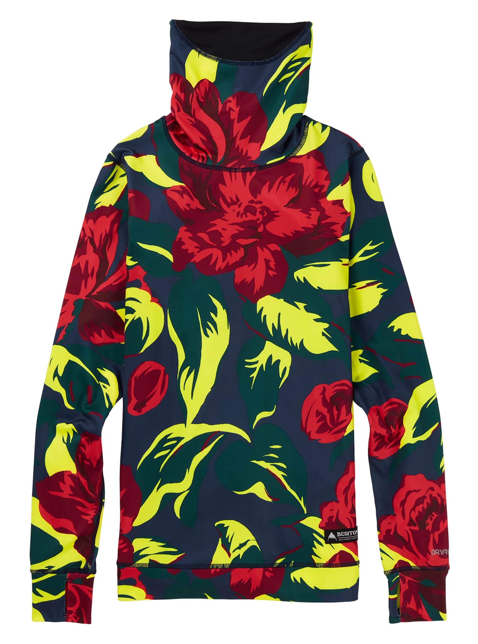 women's burton midweight base layer long neck shirt