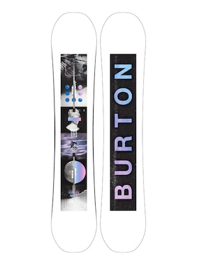 Women's Burton Talent Scout Camber Snowboard shown in Graphic
