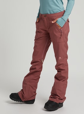 Women's Burton Vida Pant shown in Rose Brown