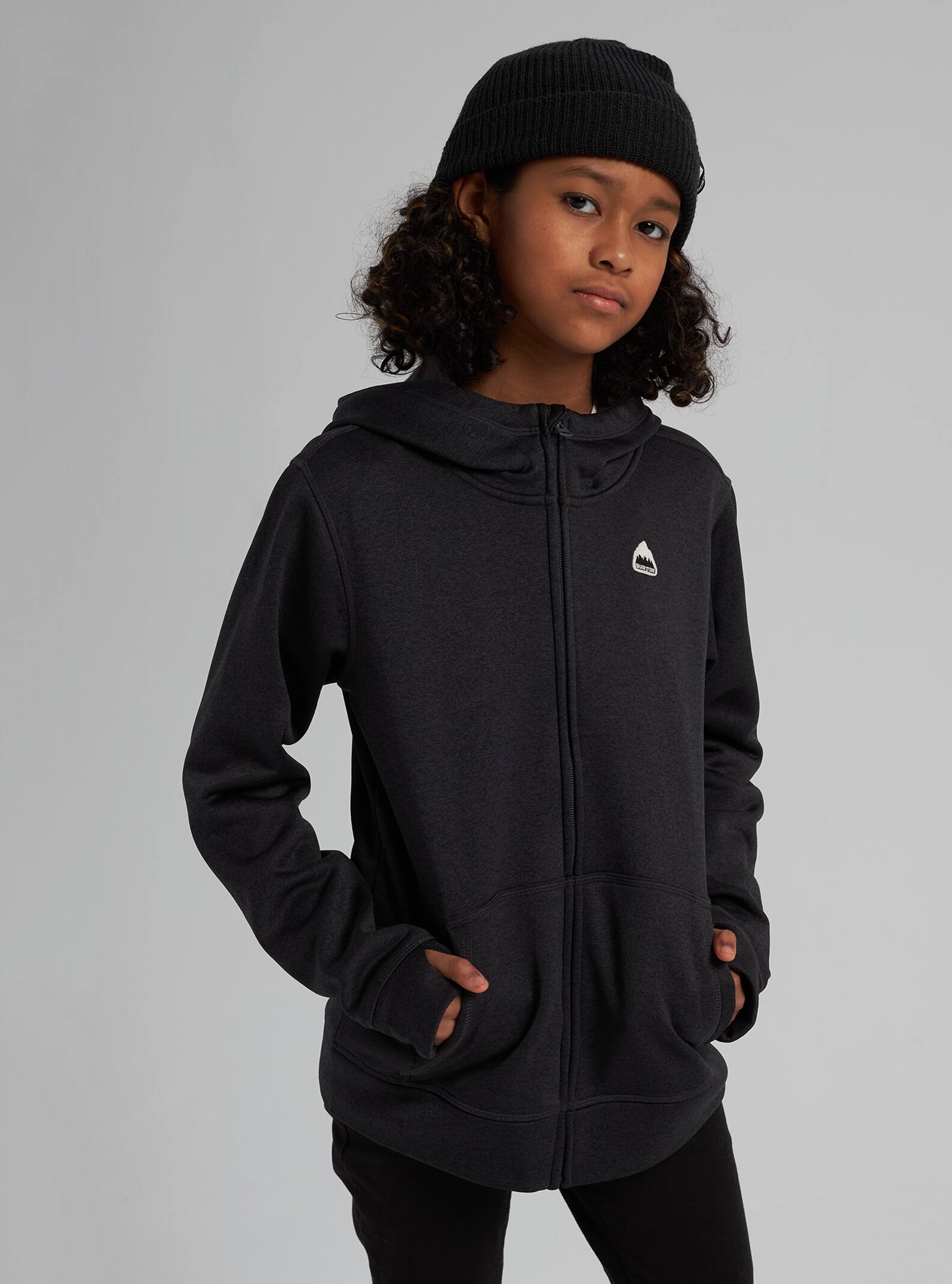 grey and black tech fleece