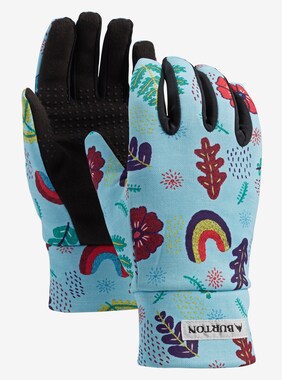 Kids' Burton Touch N Go Glove Liner shown in Embroidered Floral