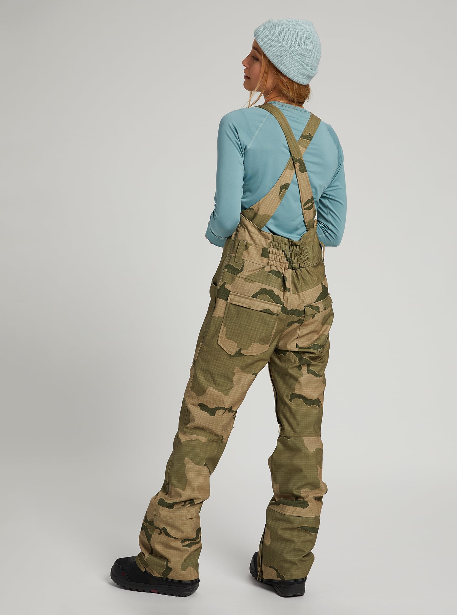 Avalon Bib Pant BURTON Womens 2021 Snowboard Snow Creme Brulee Winter