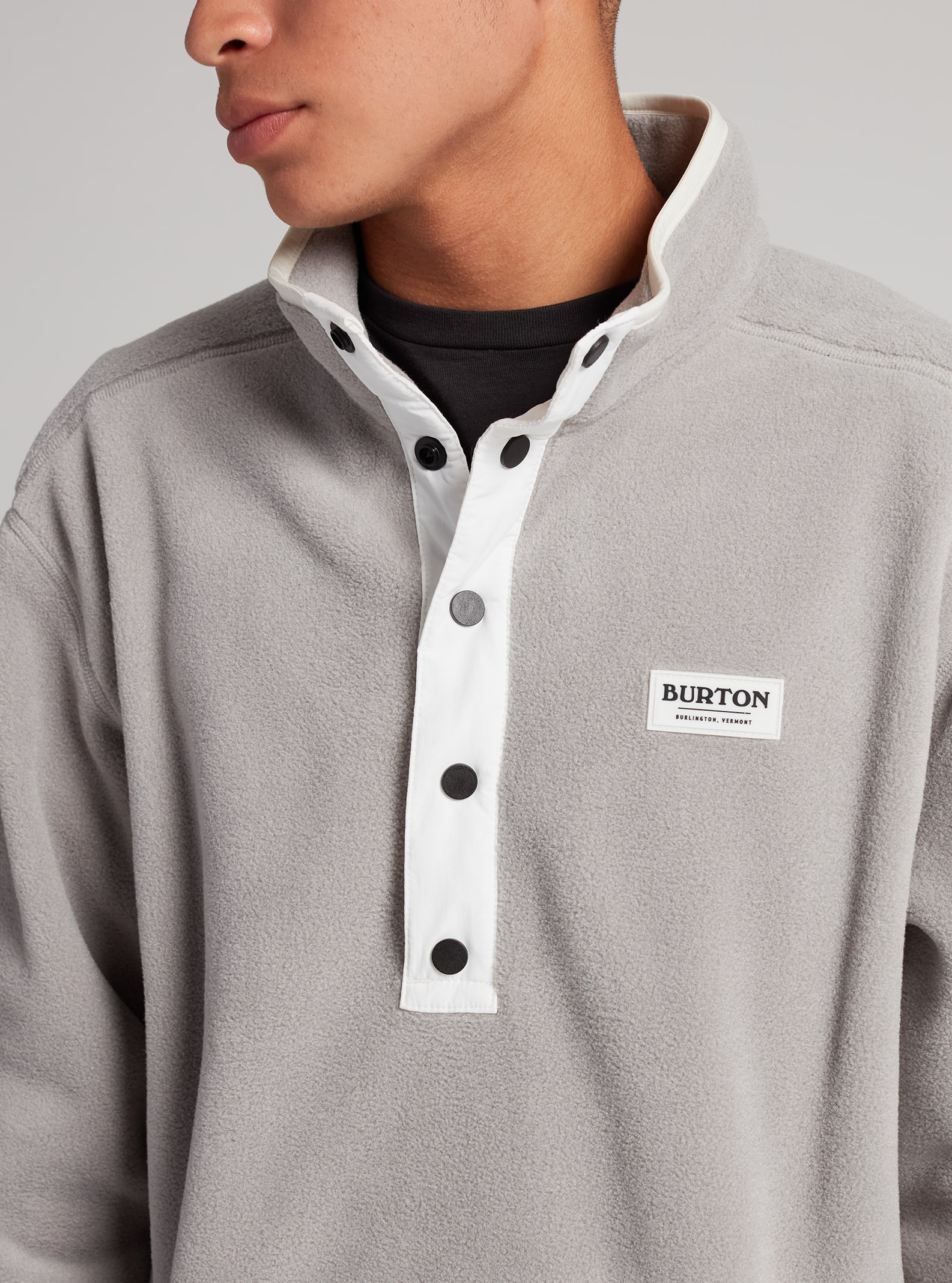 men's burton hearth fleece pullover