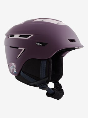 Women's Anon Omega Helmet shown in Purple