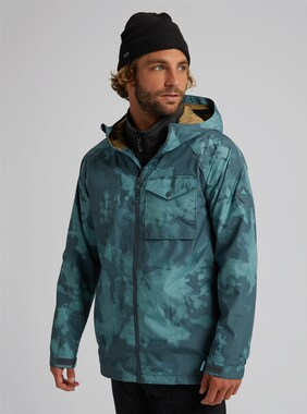 Men's Burton Portal Jacket shown in Dark Slate Resist Dye