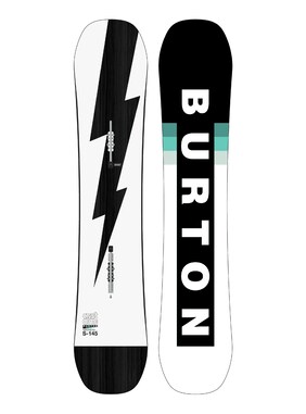 Kids' Burton Custom Smalls Camber Snowboard shown in 145