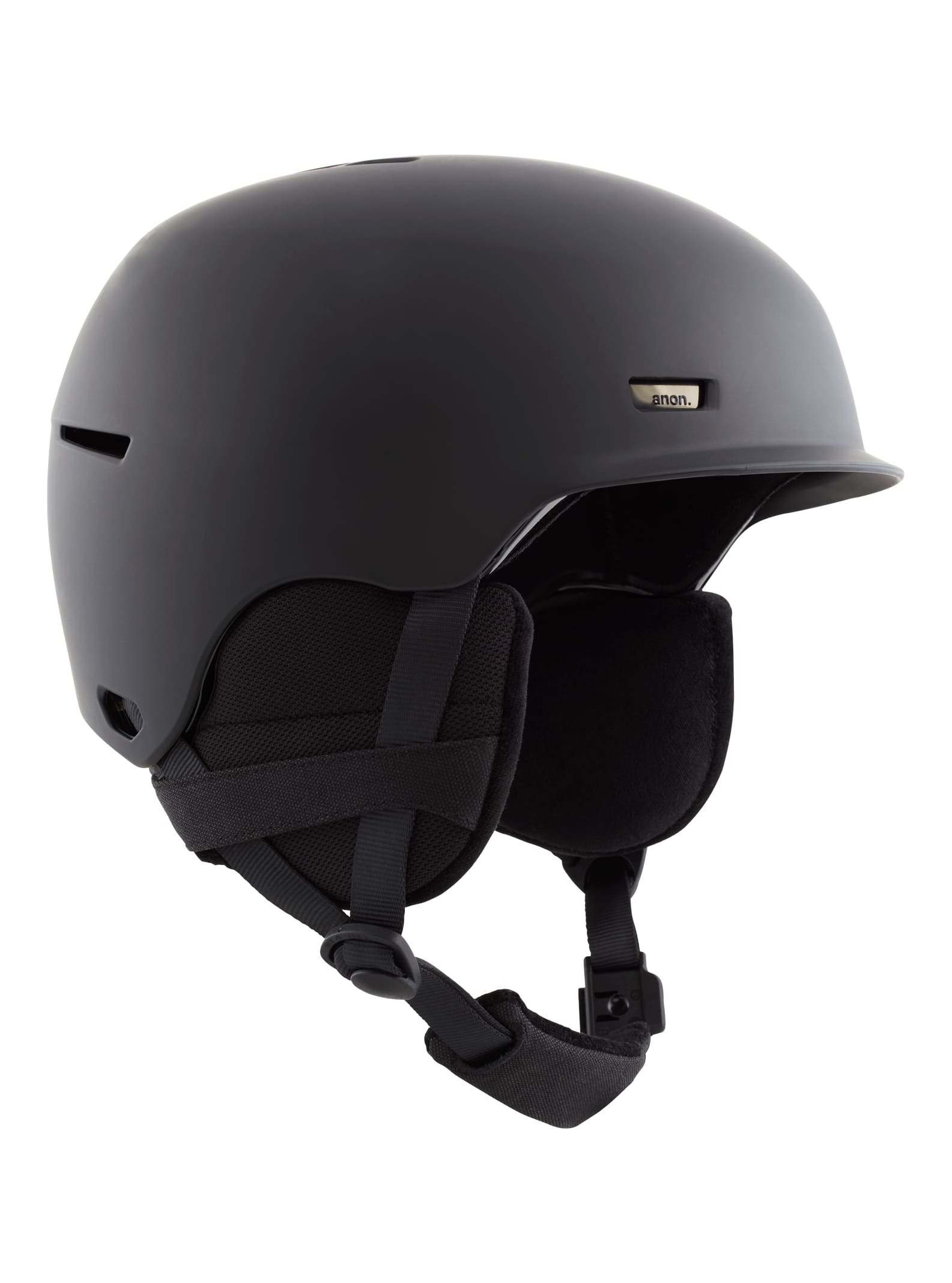 black snowboard helmet