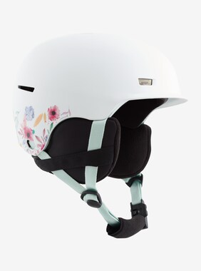 Kids' Anon Flash Helmet shown in Flowers White
