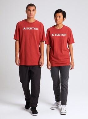 Burton Horizontal Mountain Short Sleeve T-Shirt shown in Tandori