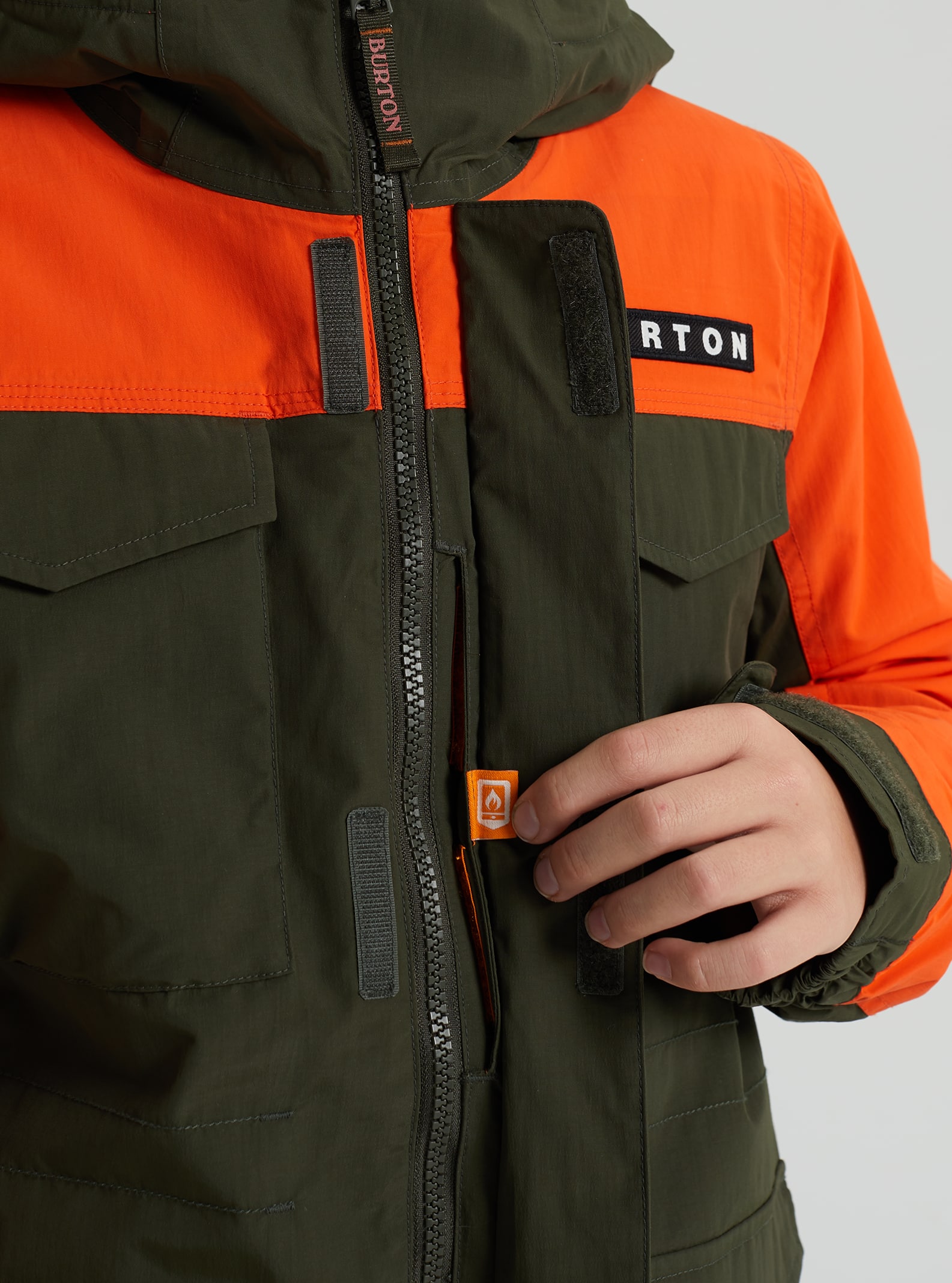 burton covert jacket forest night