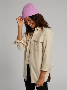 Women's Burton Grace Premium Flannel shown in Creme Brulee