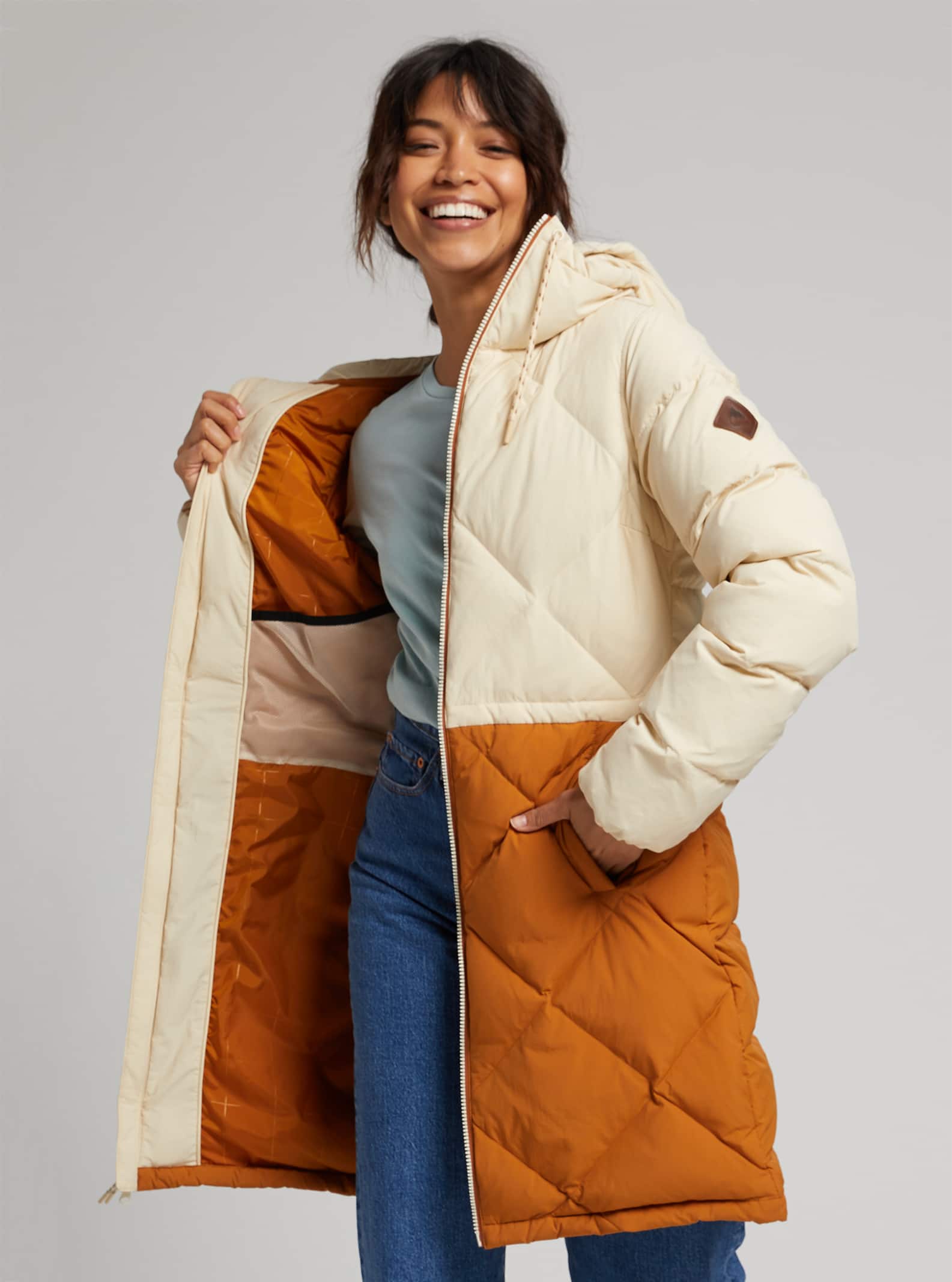 burton down coat