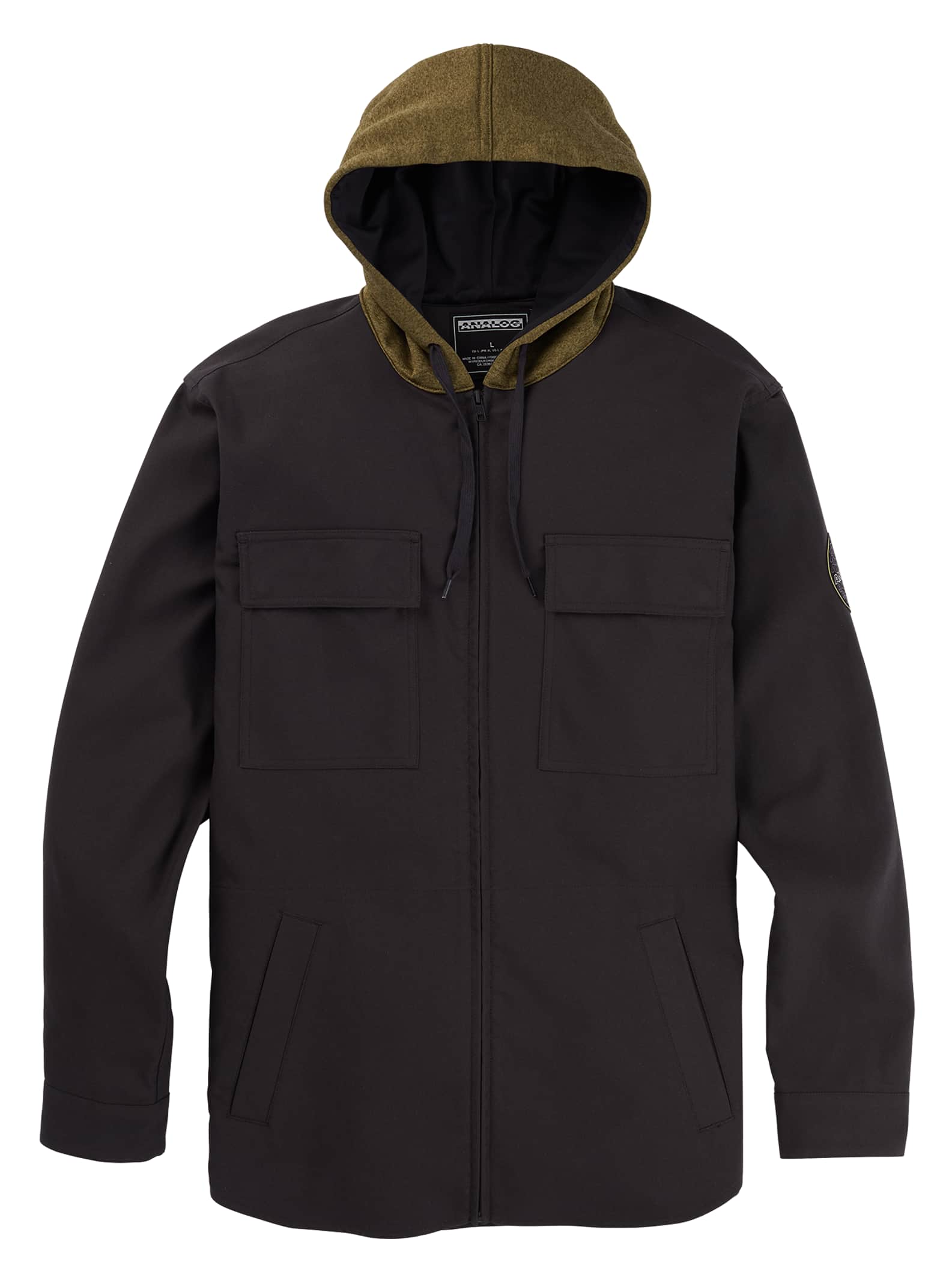 Burton ウェア Analog Integrate Hooded Flannel | Burton.com Winter 2021 US