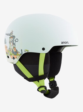 Kids' Anon Rime 3 Helmet shown in Bot Blue