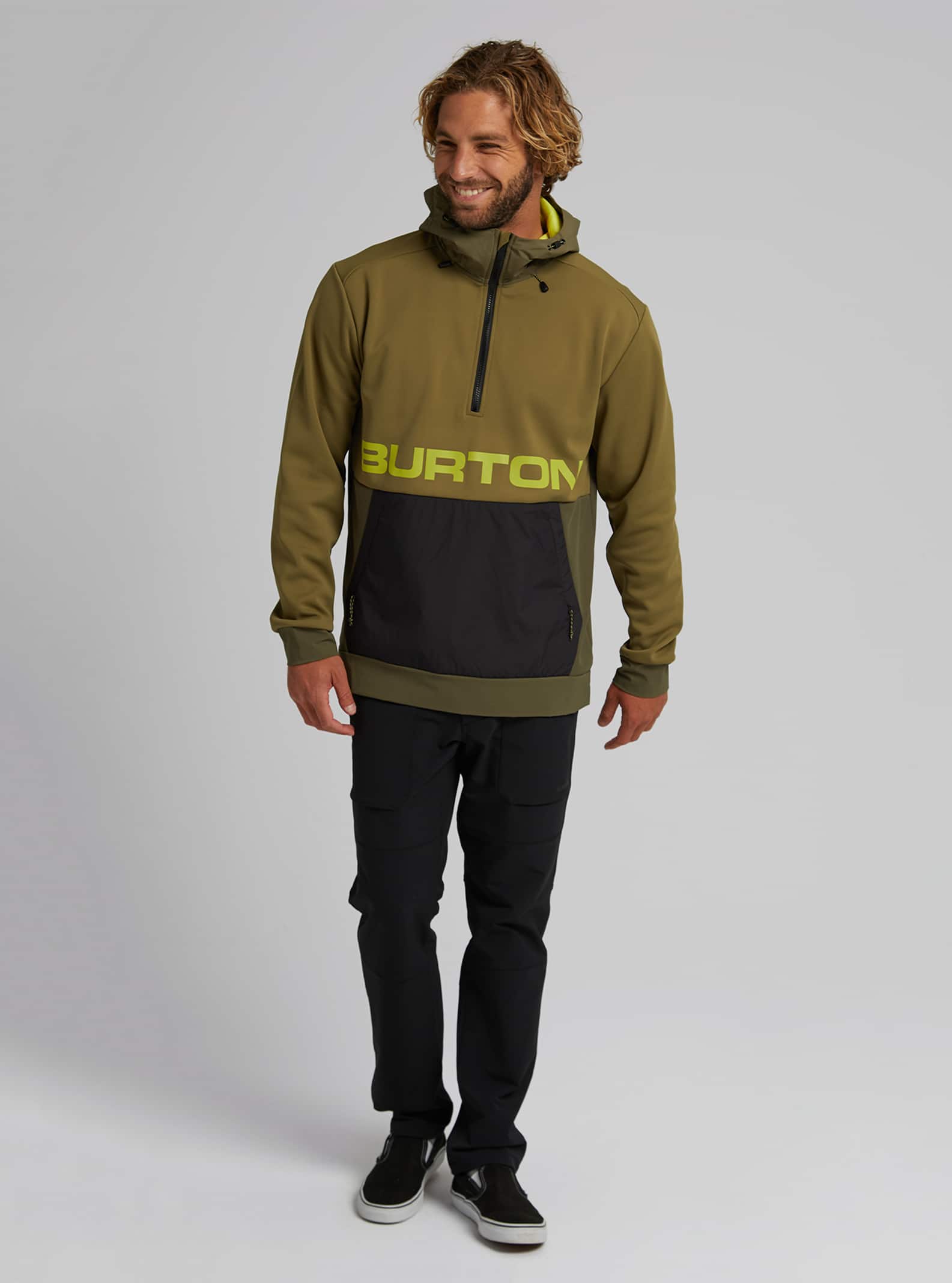 Men's Burton Crown Bonded Performance Pullover Fleece | Burton.com