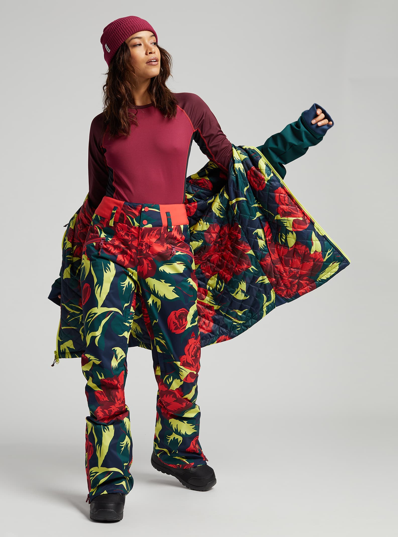 Burton high waisted snow pants Clearance