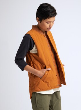 Women's Burton Kiley Insulated Vest shown in True Penny