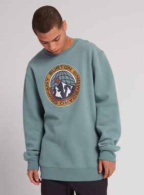 Men's Burton Kauffman Crew Sweatshirt shown in Trellis
