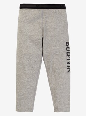 Toddlers' Burton Midweight Base Layer Pants shown in Gray Heather