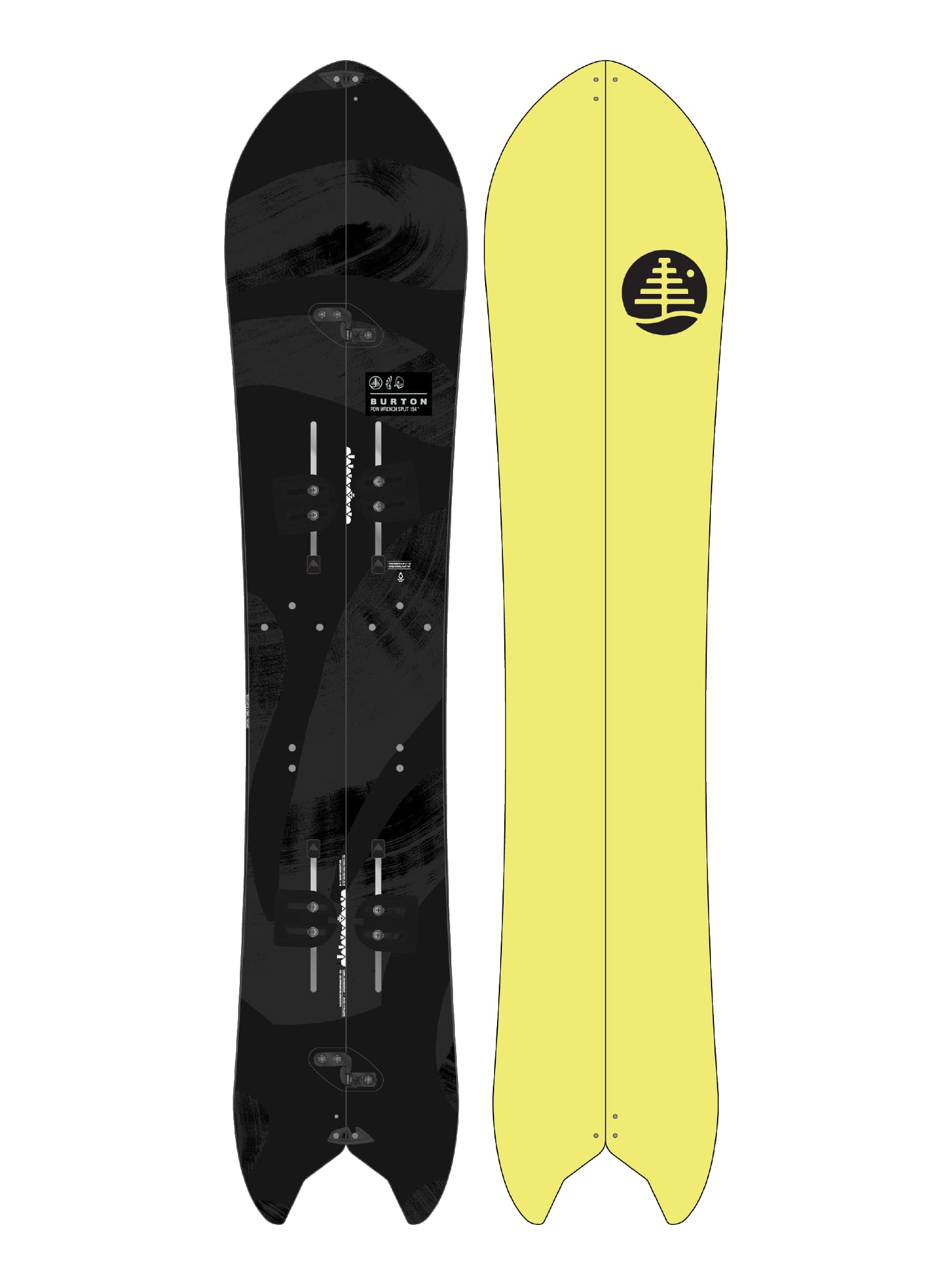 スノーボード Burton Family Tree Pow Wrench 158 2024 Burton Family Tree Pow Wrench Rocker Snowboard | Burton.com Winter