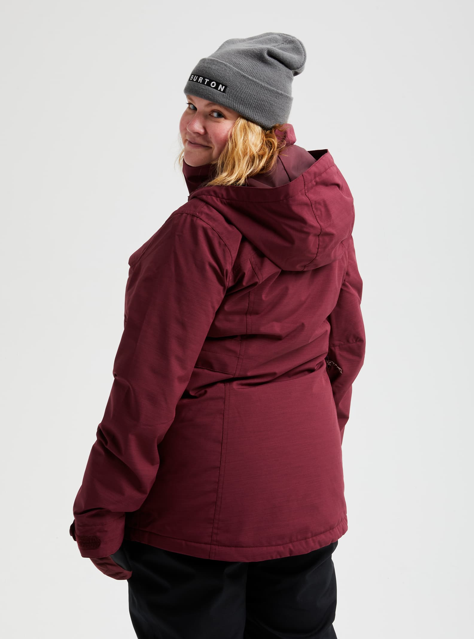 burton jet set jacket sangria