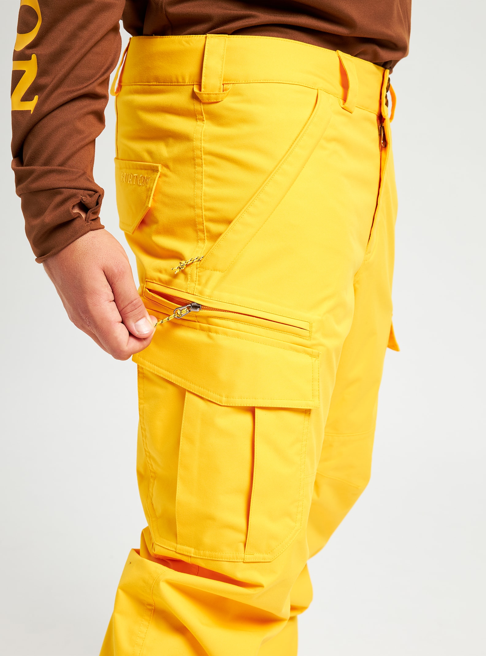 yellow cargo pants