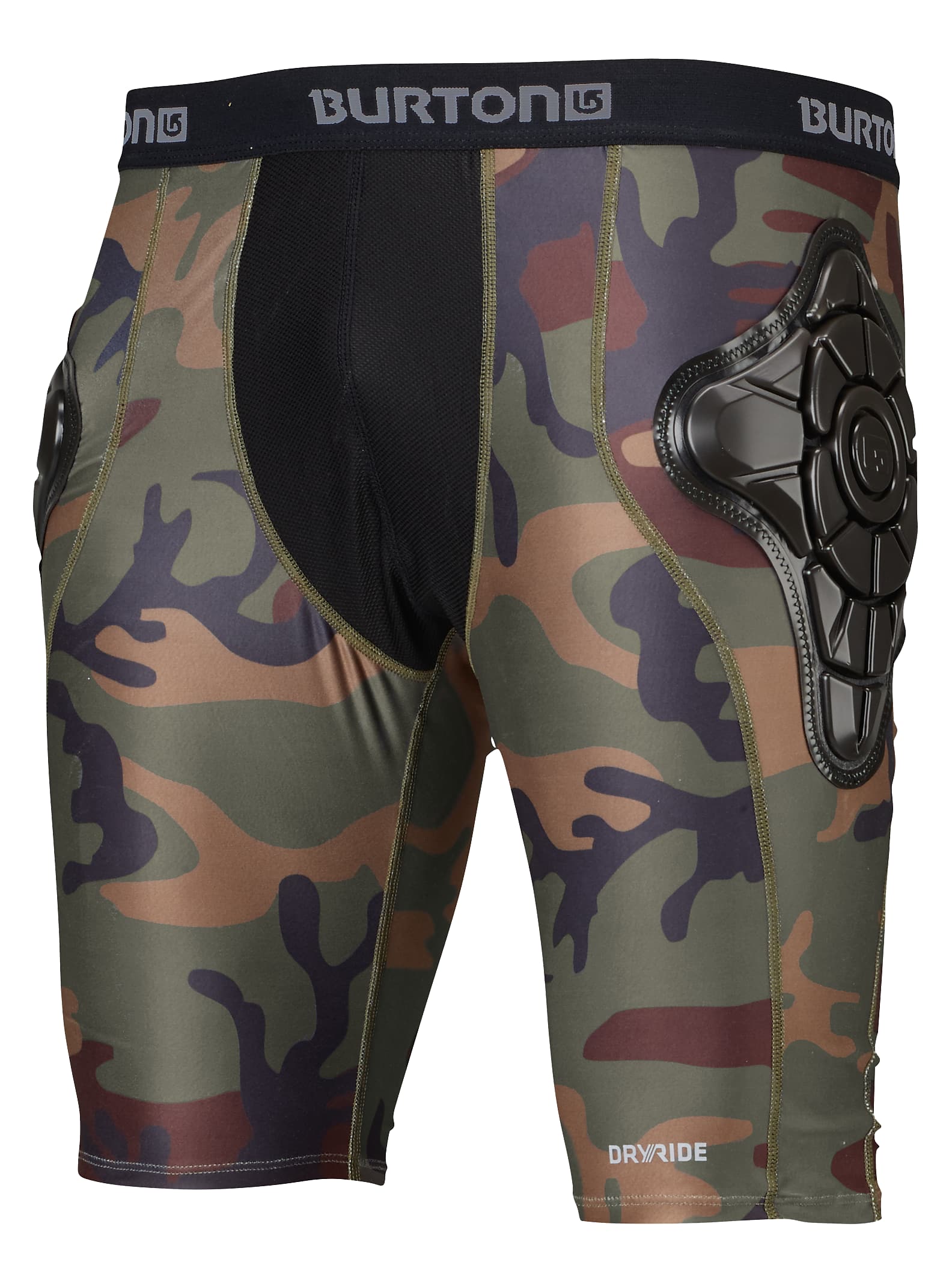 Burton - Short Total Impact homme, protégé par G-Form™., Highland Camo, XL