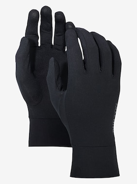 Burton Touchscreen Glove Liner shown in True Black