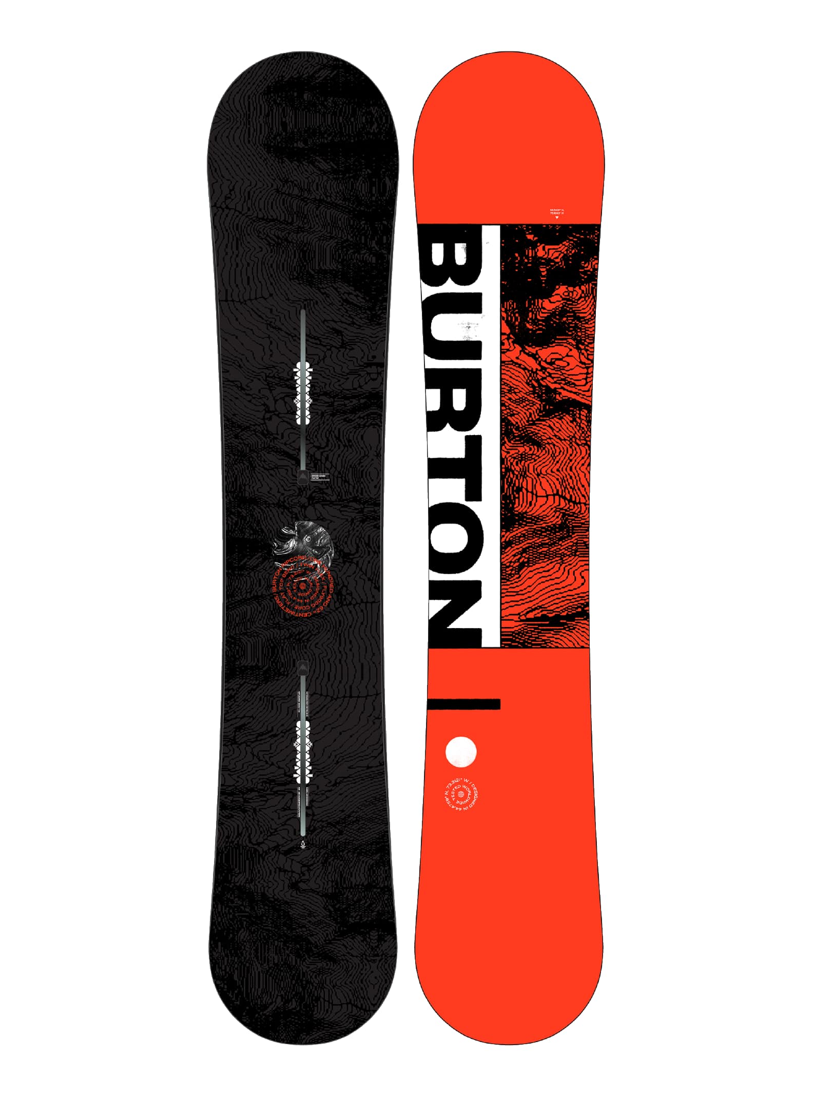 Burton Ripcord Flat Top snowboard för män, 62W