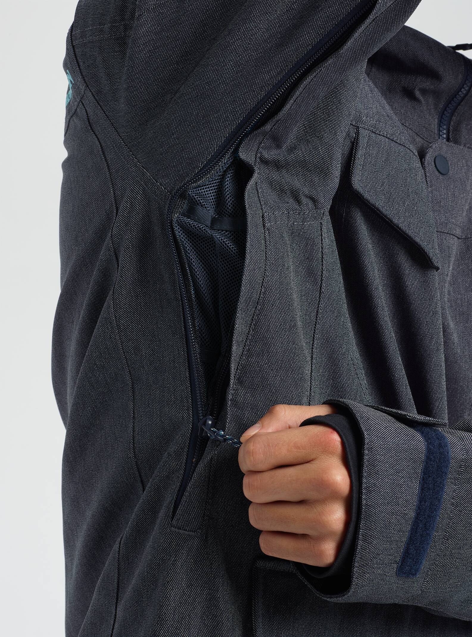 burton covert jacket denim