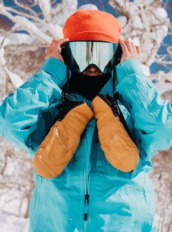 Burton [ak] Leather Tech Mitten | Burton.com Winter 2022 US