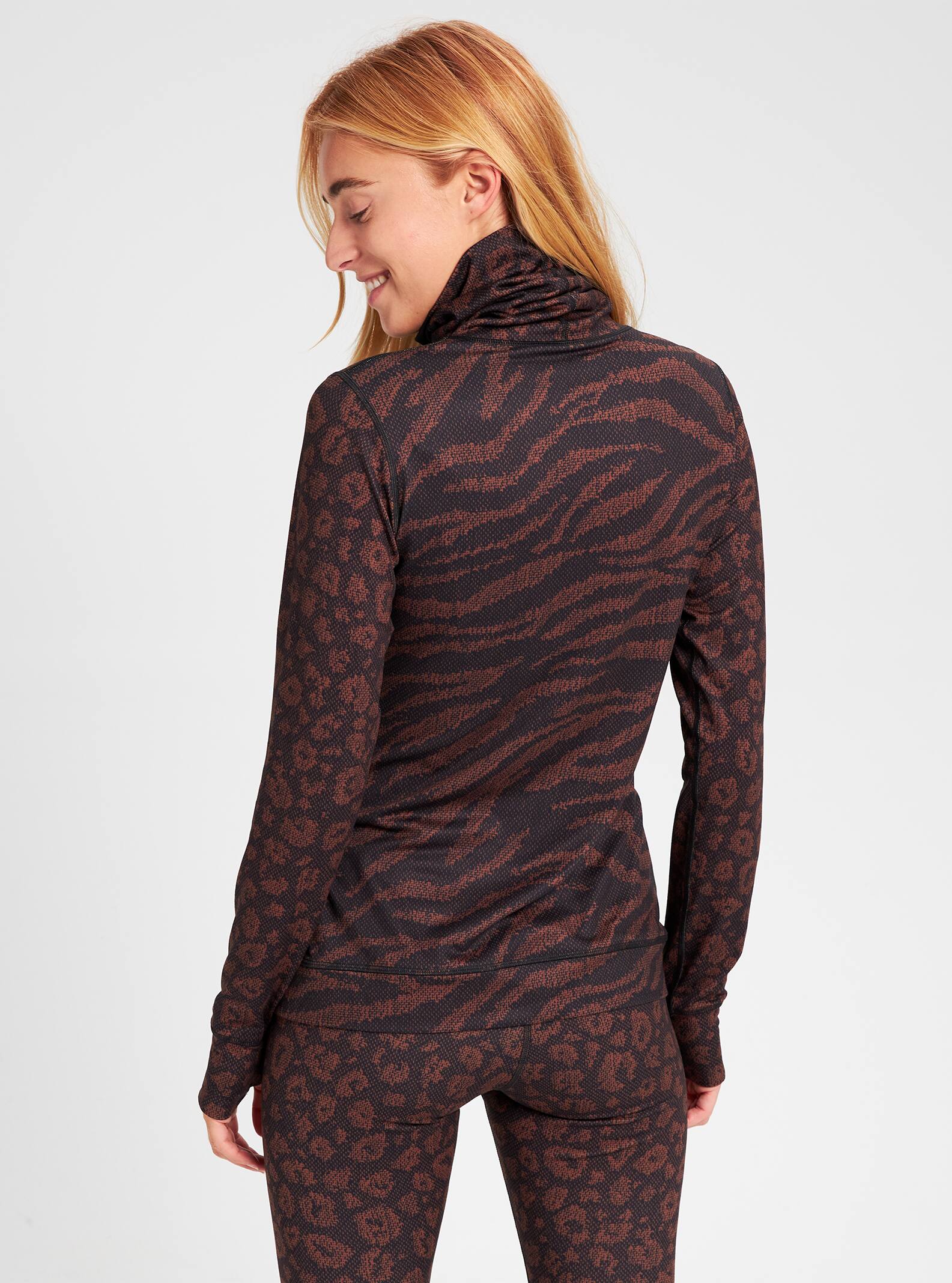 women's burton midweight base layer long neck shirt