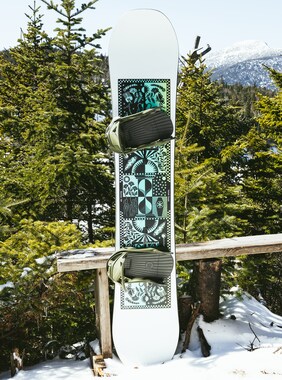 Women's Burton Talent Scout Camber Snowboard shown in 138
