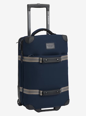 Burton Wheelie Flight Deck 38L Travel Bag shown in Dress Blue Waxed