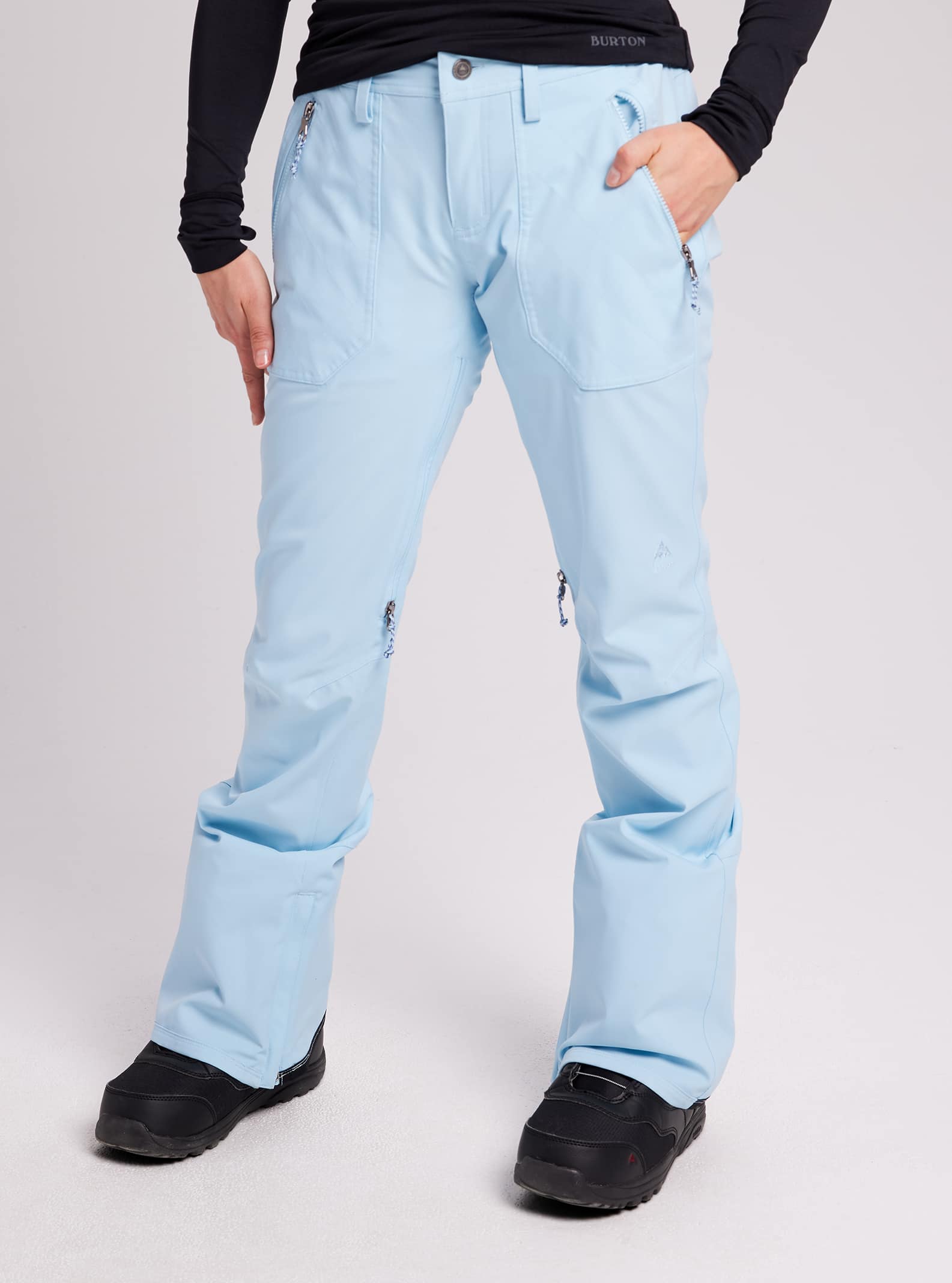 blue snowmobile pants