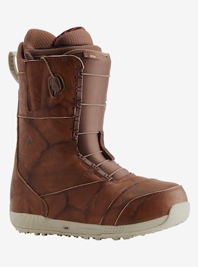 Men's Burton Ion Leather Snowboard Boots shown in Marbled Leather
