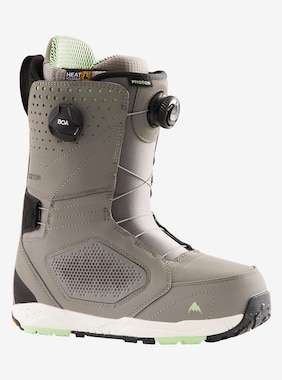 Men's Burton Photon BOA® Snowboard Boots shown in Gray / Green