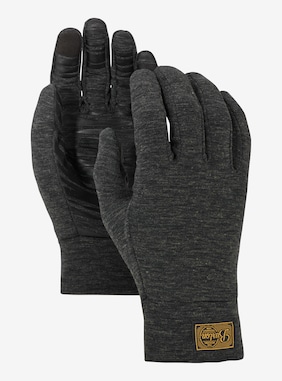 Men's Burton drirelease® Wool Glove Liner shown in True Black Heather