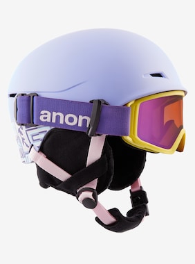 Kids' Anon Define Helmet shown in Free Purple