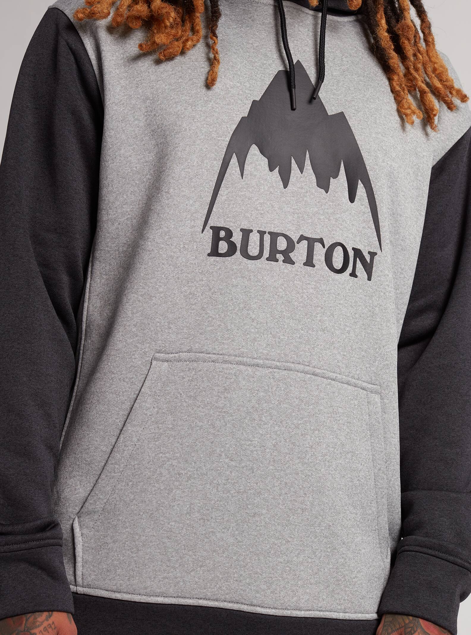 burton men's oak pullover moletom com capuz