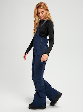 Women's Burton [ak] GORE‑TEX 3L Kimmy Bib Pant shown in Dress Blue