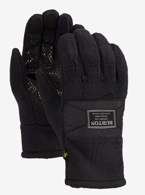 Men's Burton Ember Fleece Glove shown in True Black